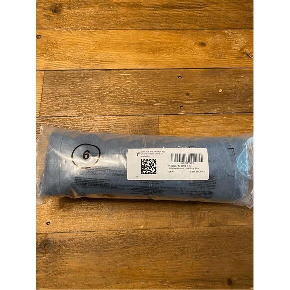 Sidefeel size 6 NWT Wide Leg Jeans Casual Baggy High Waisted blue Denim Pants - Picture 5 of 6